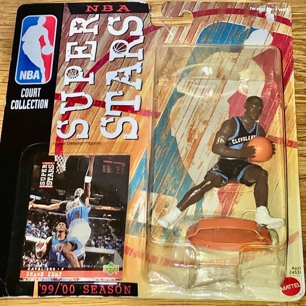 NBA 1999 Court Collection Super Stars Shawn Kemp Figure​​​​​​​​